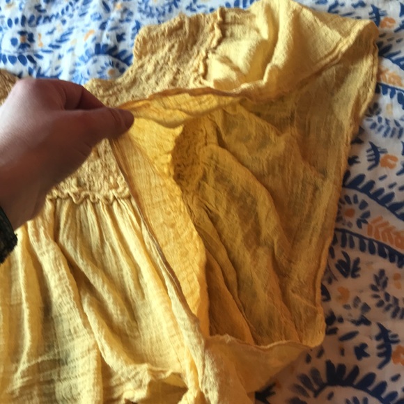 Free people fp one flutter top shirt xs 0 2 butterfly open back - Picture 4 of 6